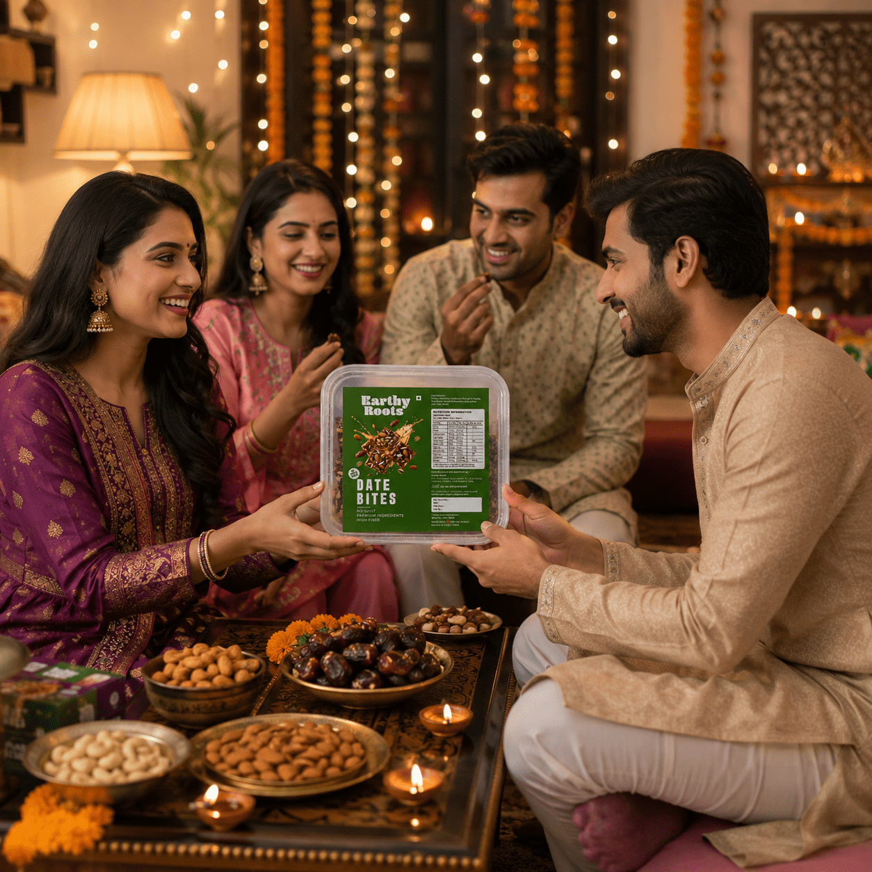 Date Bites | Big Pack - Big Savings | No Added Sugar | No Preservatives | 800 gm - Earthy Roots