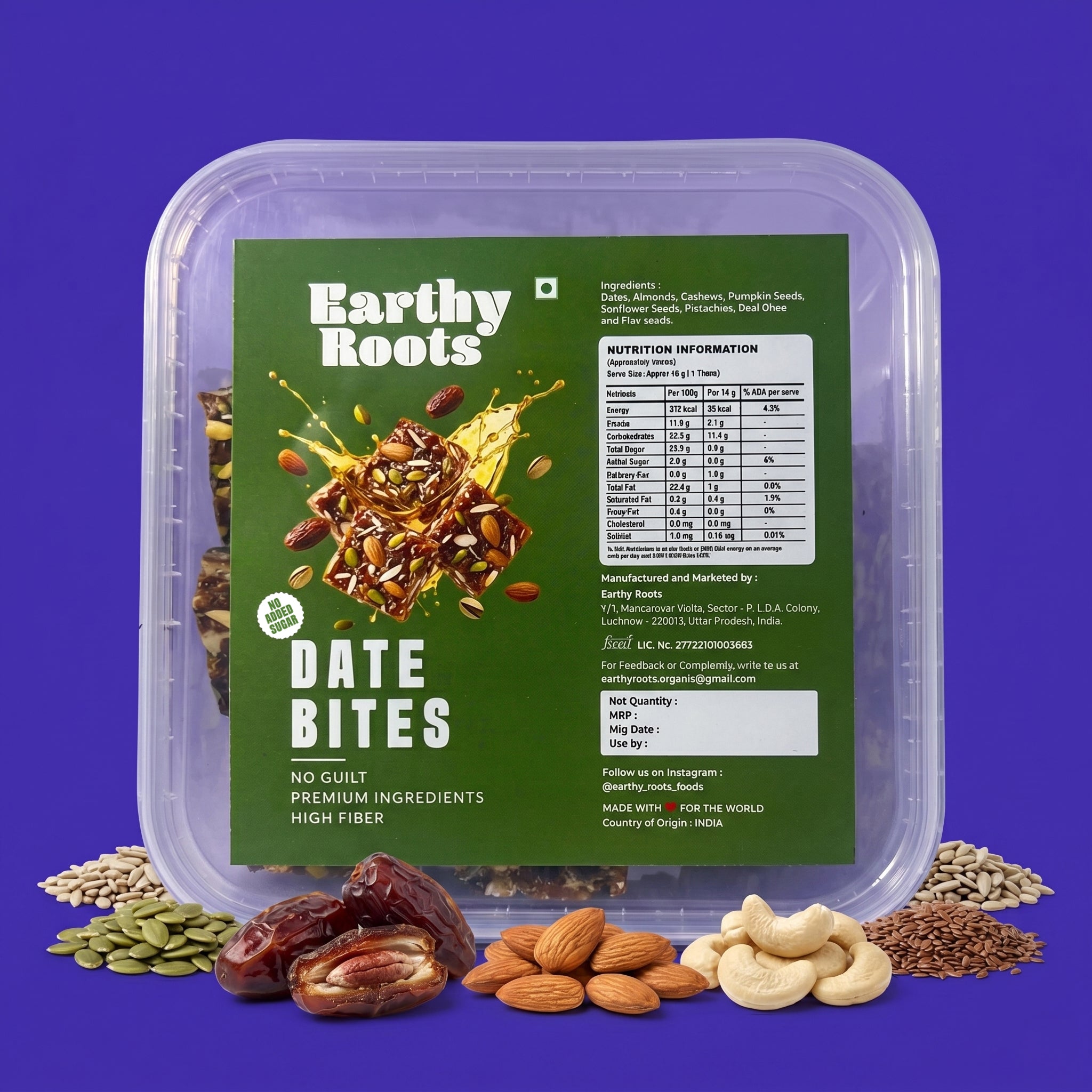 Date Bites | Big Pack -  Big Savings | No Added Sugar | No Preservatives | 800 gm